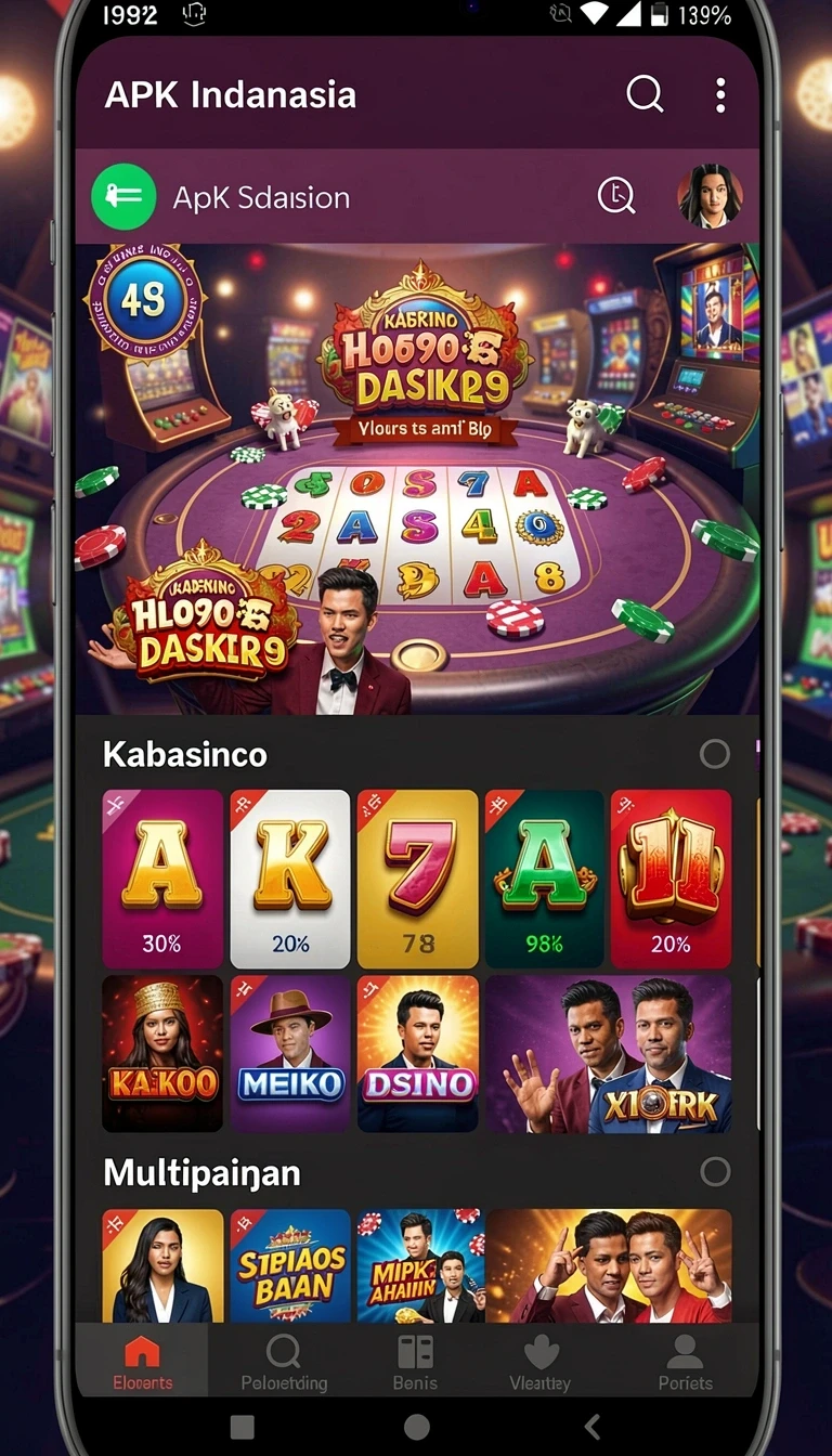 Tampilan utama aplikasi Review Aplikasi hebat33 yang intuitif dan efisien.