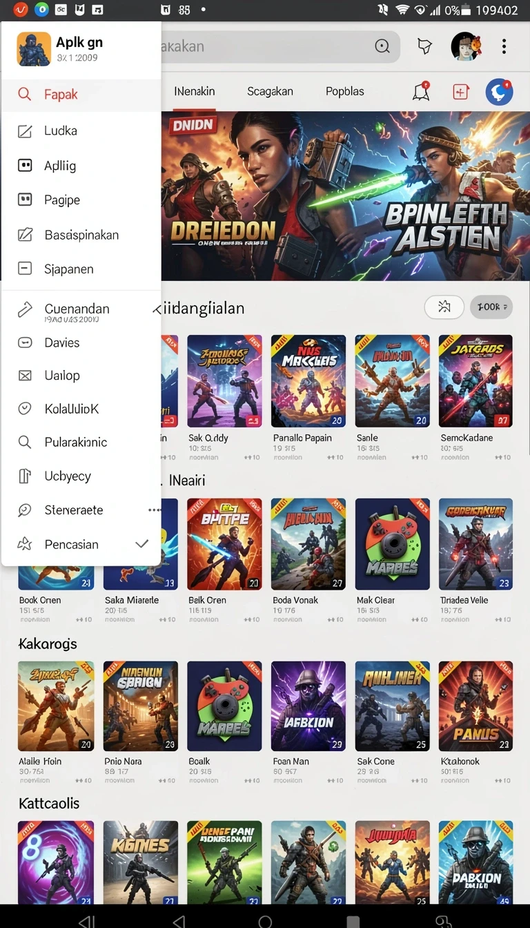 Tampilan utama aplikasi Review Aplikasi draja777 yang intuitif dan efisien.